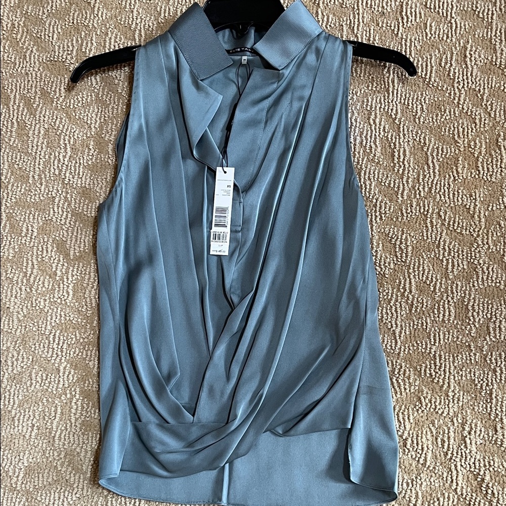 Elegant gray Sleeveless Top